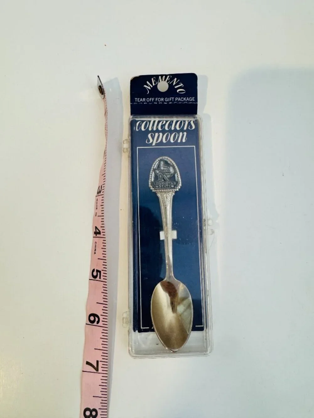 Memento Collectors Spoon Austin Texas Lone Star State Vintage Souvenir Made in U